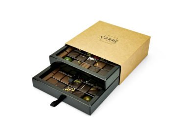 Coffret Carré Passion 50 chocolats