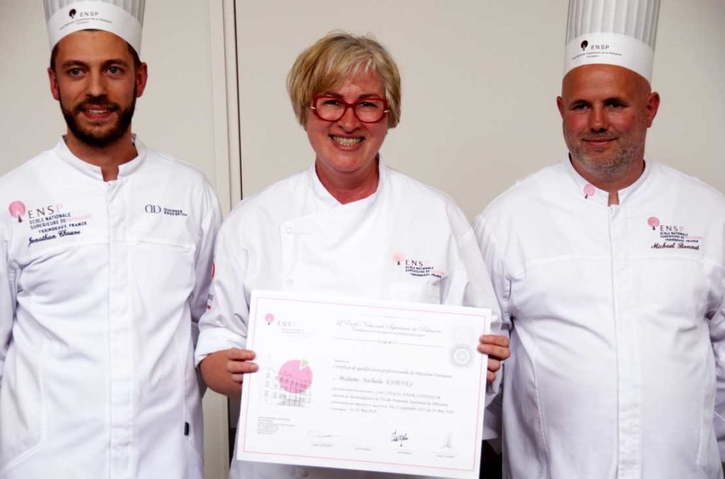 Diplôme validé pour Nathalie la chocolatière