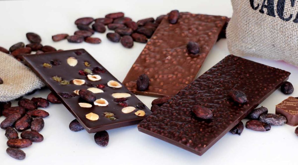 Tablettes de chocolat gourmandes à commander en ligne sur Carré Passion